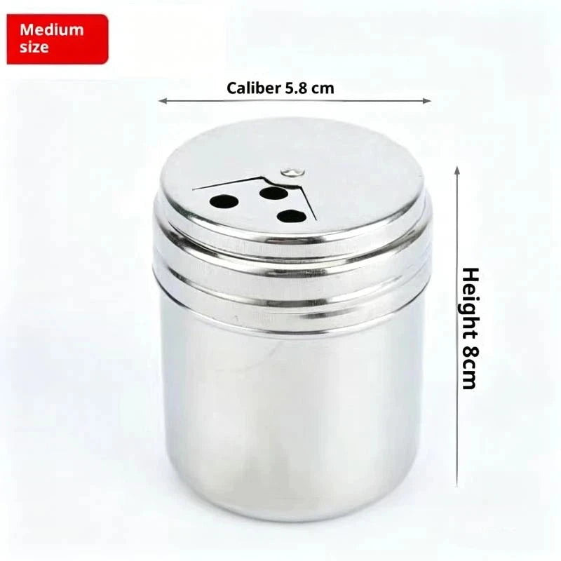 Stainless Steel Spice Shaker Jar – Adjustable, Rust-Resistant