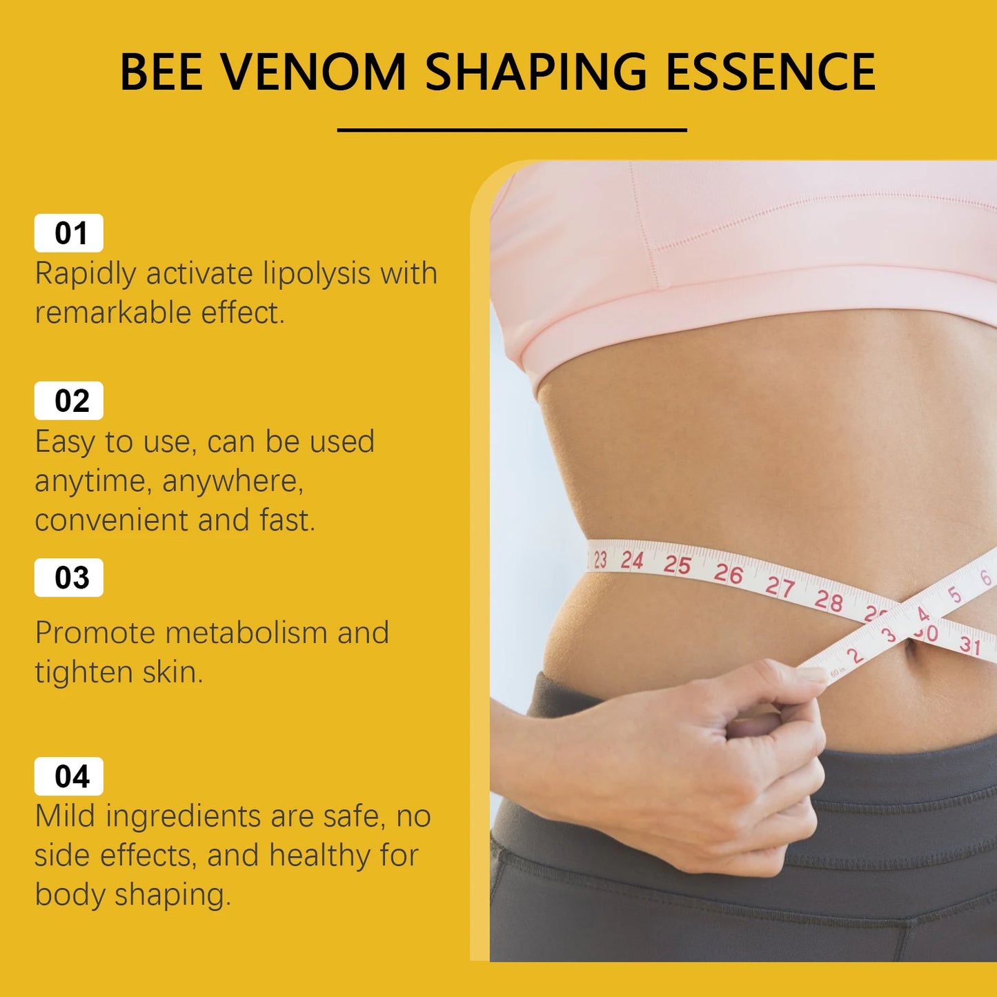 Bee Venom Body Sculpting Oil – Anti-Cellulite Firming Slim Peaceful Pleasures Health and Wellness