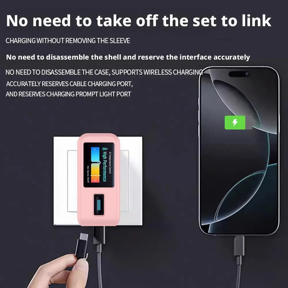 CUKTECH 10 GaN Charger Silicone Case – Shockproof & Dustproof