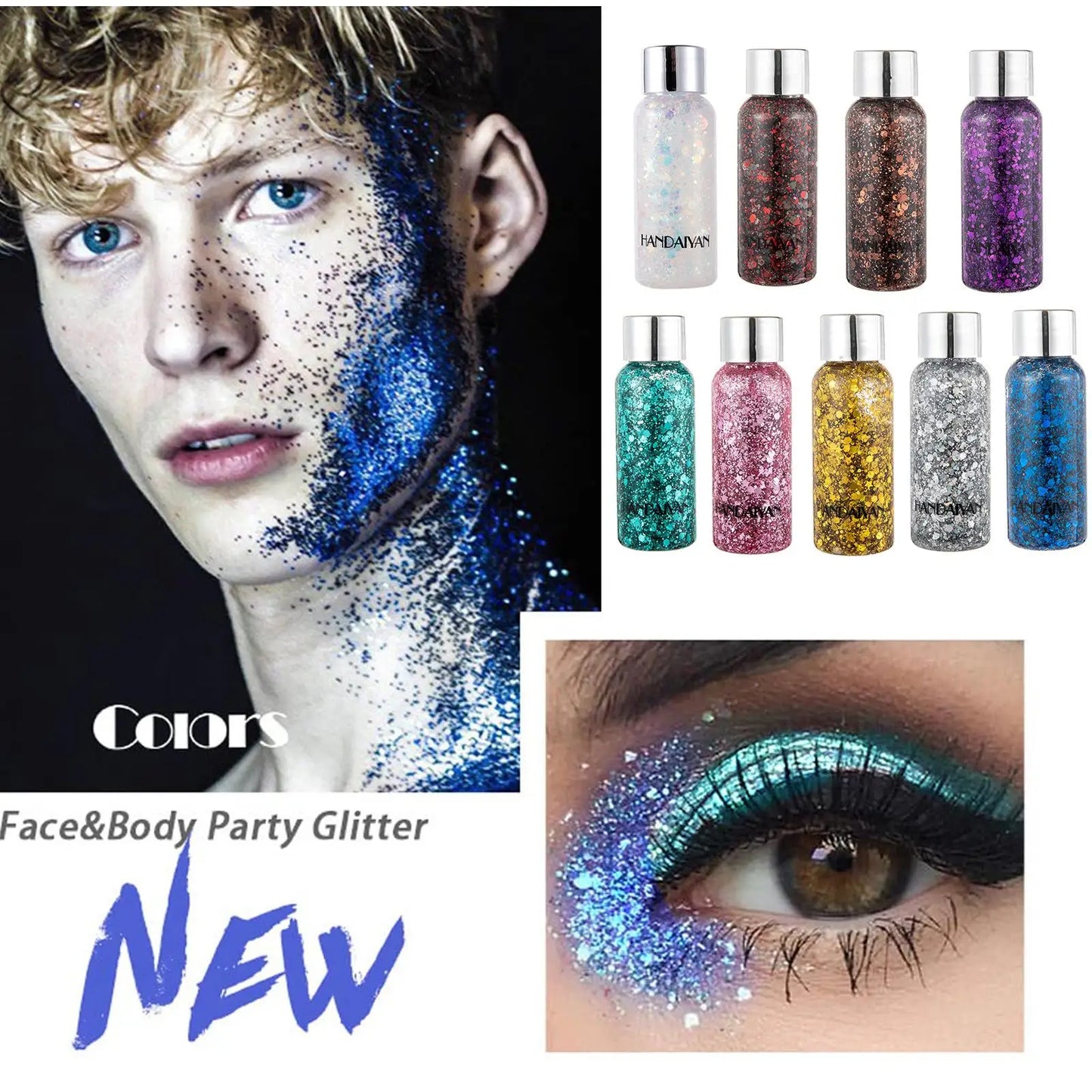 Glitter Body Lotion with Shimmering Gel for All Occasions Peaceful Pleasures Health and Wellness