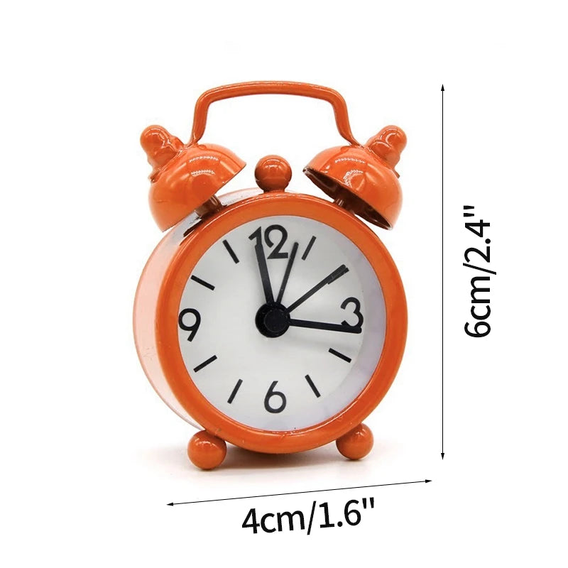 Nordic Style Alarm Clock Digital Quartz Clock Home Ornament Portable Mute Clocks with Metal Stand for Bedroom Decor Peaceful Pleasures Health and Wellness S3-8