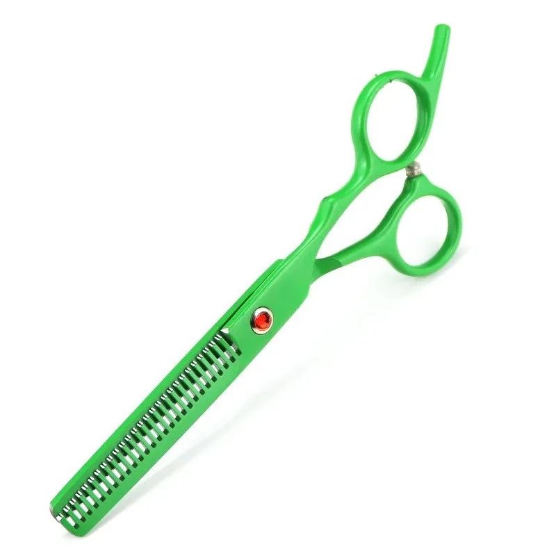 6.0 Inch Coated Color Hair Cutting Scissors: Professional Barber Shears, Thinning Scissors, Styling & Trimming Tools Peaceful Pleasures Health and Wellness Gn Thinning