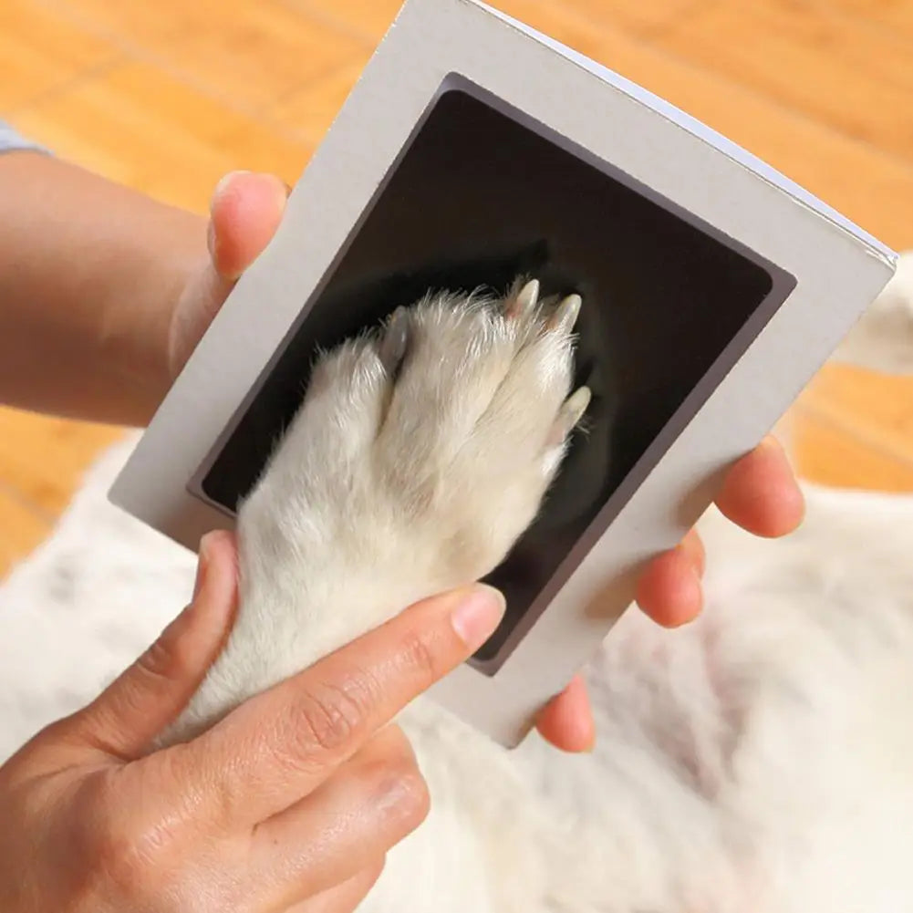 Disposable Non-dirty Claws Pet Footprint Ink Pad Printing Extension Commemorative Frame Cat Dog Souvenir Paw DIY Pet Photo Album Peaceful Pleasures Health and Wellness