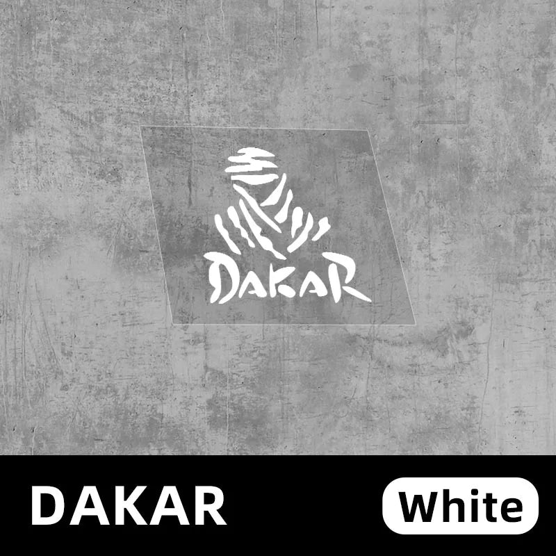 Dakar Rally Reflective Vinyl Sticker | Car Motorcycle Laptop