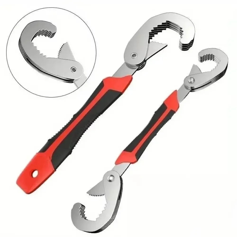 Adjustable Wrench & Pliers Set | Heavy-Duty Steel DIY Tools