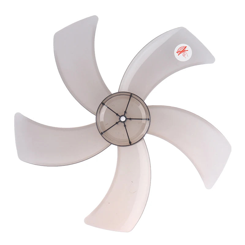 Hot sale 1PC 16 Inch Household Plastic Fan Blade Five Leaves With Nut Cover For Pedestal Fan Peaceful Pleasures Health and Wellness
