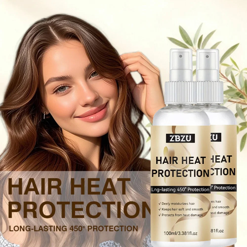 Heat Protectant Spray & UV Shield Hair Serum – 100ml