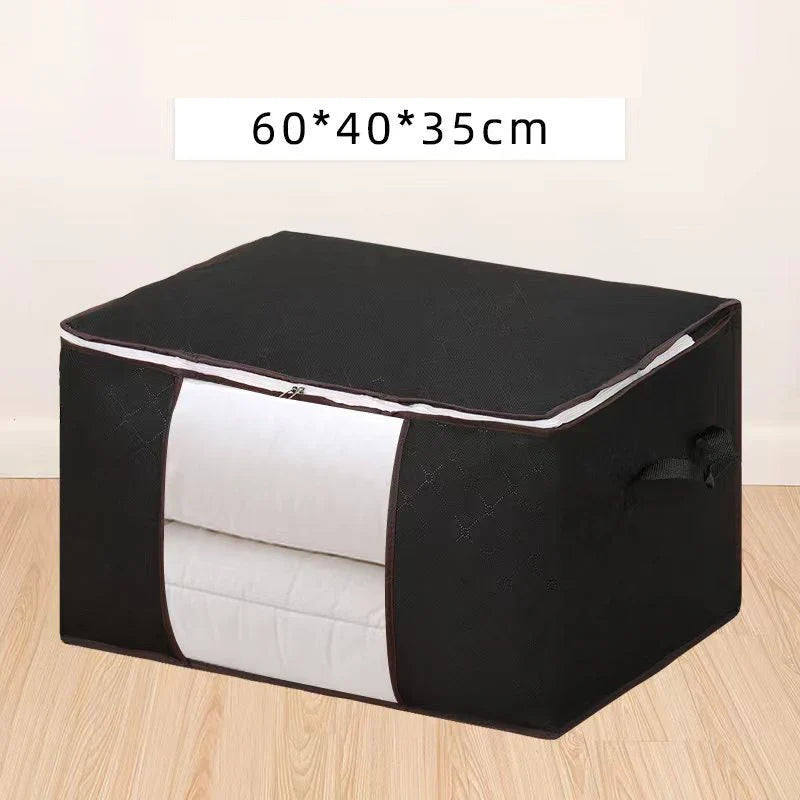 Foldable Non-Woven Quilt & Bedding Storage Bag | Large Capacity