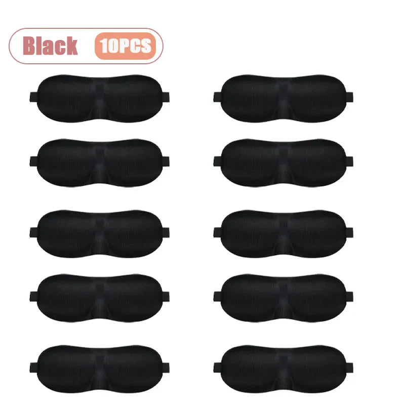 3D Contour Sleep Mask – Memory Foam, Blackout & Adjustable Strap