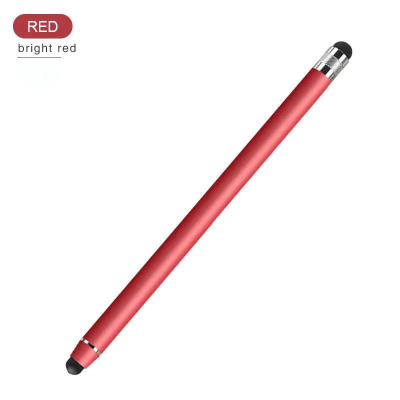2-in-1 Stylus Pen Touch Pencil For Cell Phone Accessories For iphone Electrostatic Touch Pen For Phone Touch Screen Stylus Pens Peaceful Pleasures Health and Wellness Red