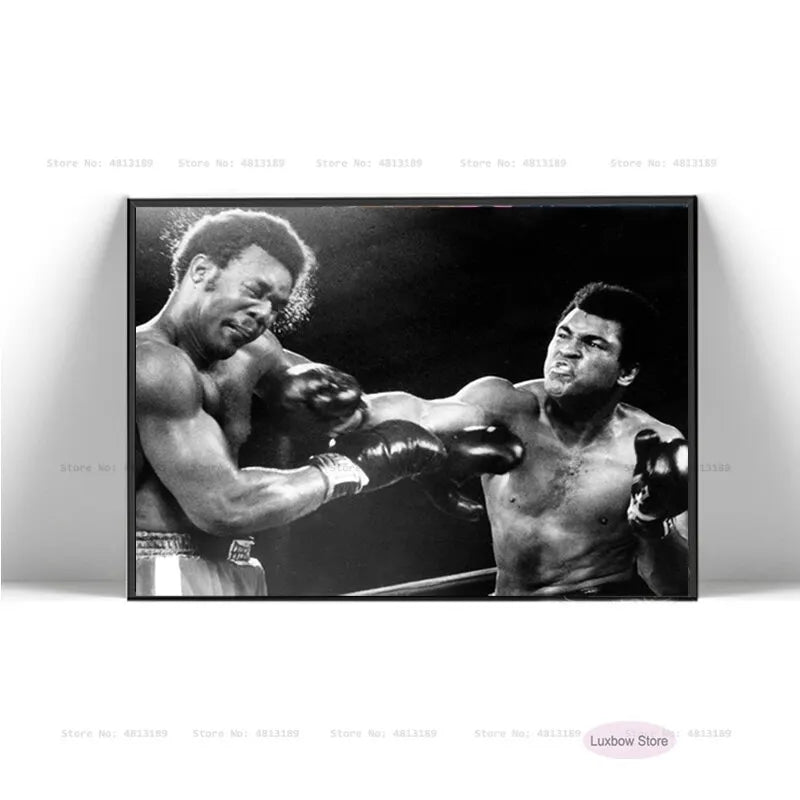 Muhammad Ali Inspirational Boxing Legend Canvas Poster HD Wall Decor for Living Room Home Decor Classic Motivational Print Peaceful Pleasures Health and Wellness 2 20x30cm Unframed