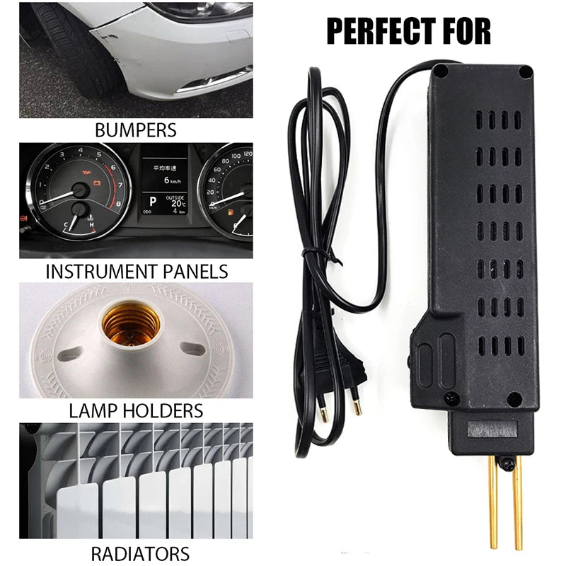 Hot Stapler Car Bumper Repair Fender Fairing Welder Plastic Repair Kit Portable Plastic Repair Tools Car Bumper Repair Machine Peaceful Pleasures Health and Wellness
