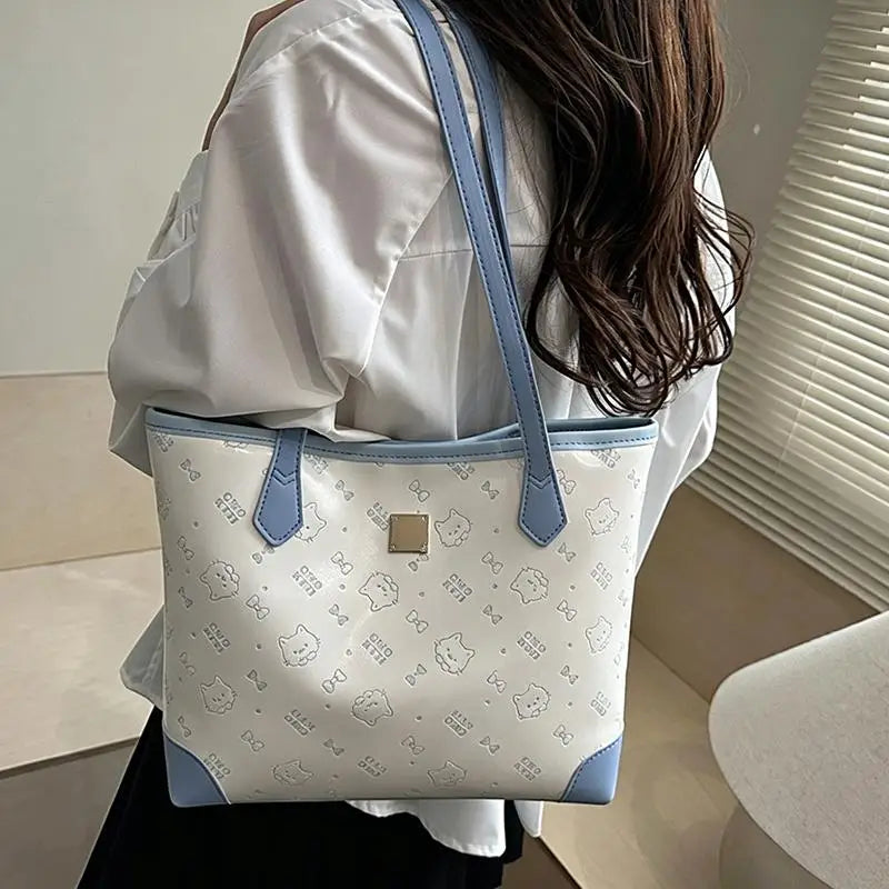 Women's PU Leather Tote Crossbody Shoulder Bag – Elegant Style