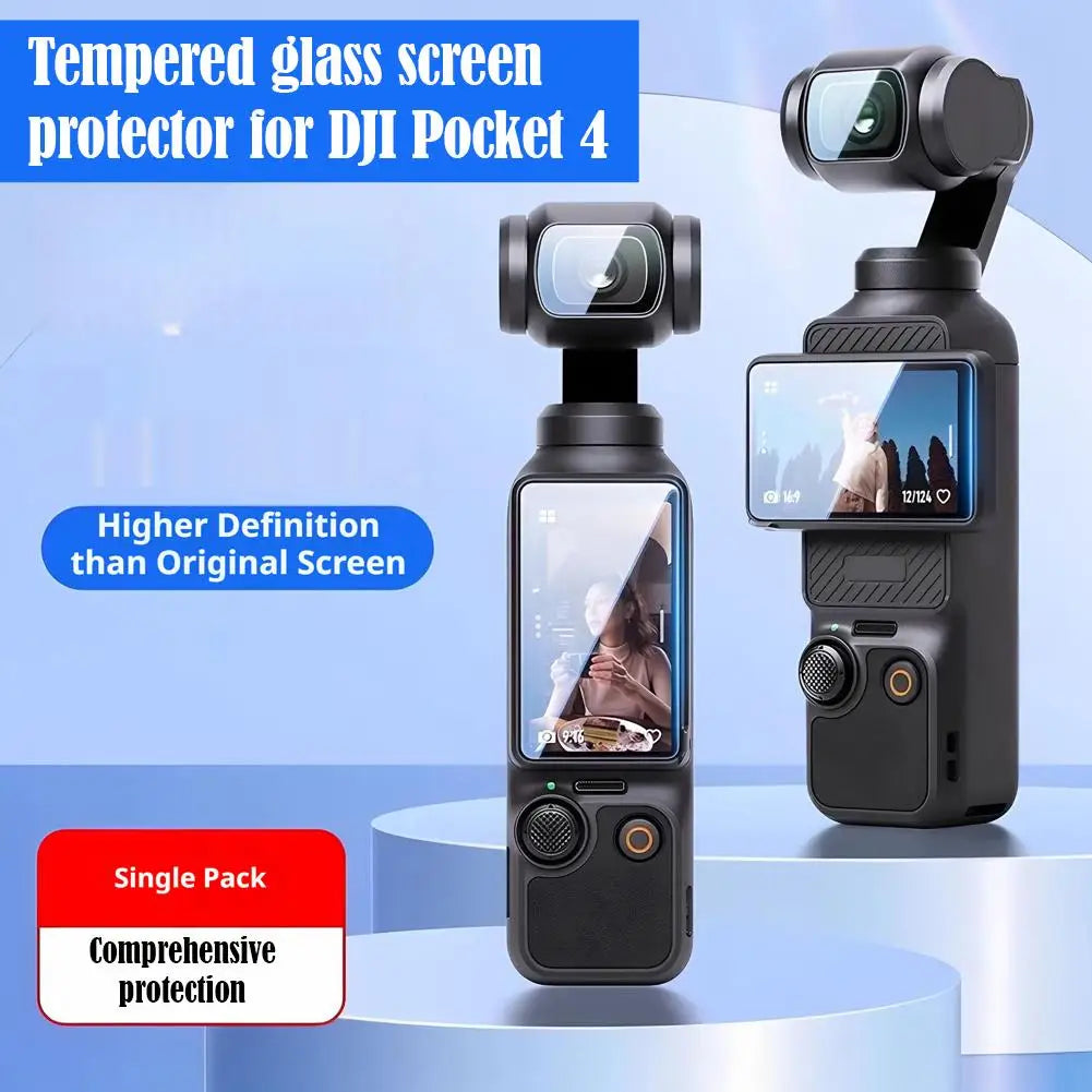 Tempered Glass Screen & Lens Protector for DJI Pocket 4
