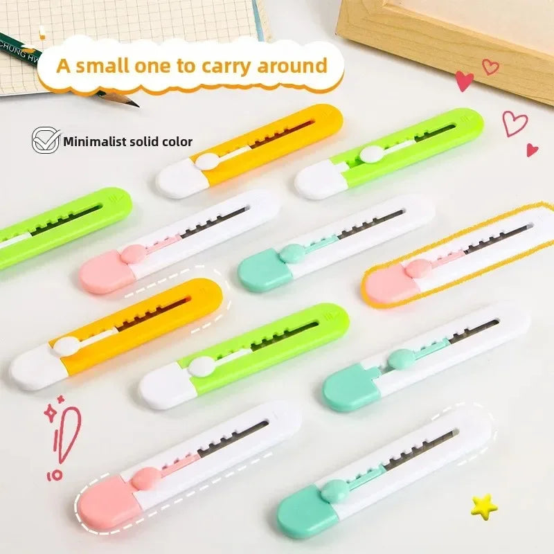 Mini Cartoon Utility Knife | Portable Cutter for Crafts & Unboxing