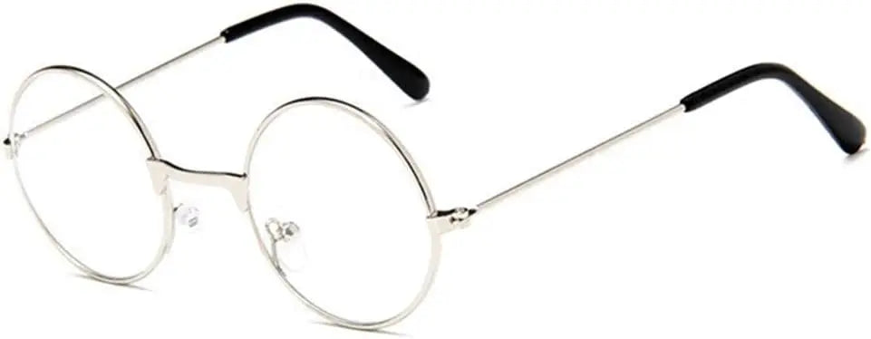 Newborn Photography Glasses -- Baby Photo Prop for Infant Boy & Girl Shoot - Soft Silicone Frame (0-12 M) - Fotografía neonatal Peaceful Pleasures Health and Wellness silver Size fits all Rubber