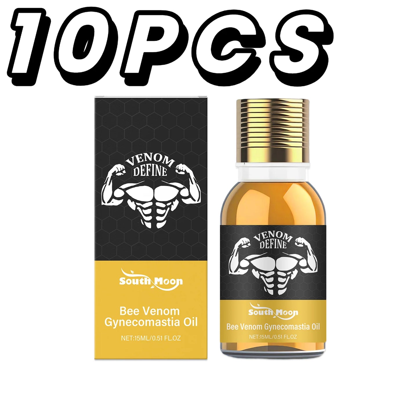 South Moon Men's Chest Firming Sculpting Massage Oil 15ml