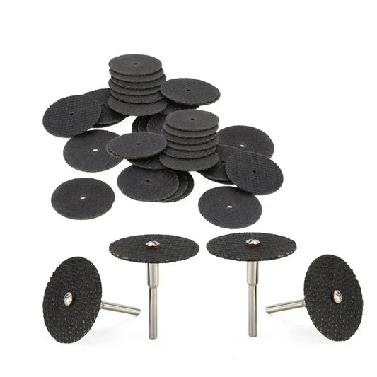 11/21/54pcs Abrasive Cutting Disc 32mm With Mandrels Grinding Wheels For Dremel Accesories Metal Cutting Rotary Tool Saw Blade Peaceful Pleasures Health and Wellness 54 pcs