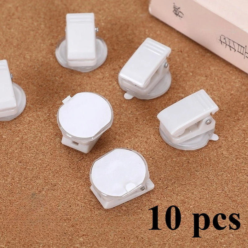 Mini Rotating Acrylic Clips | Self-Adhesive Note & Food Seal Clip
