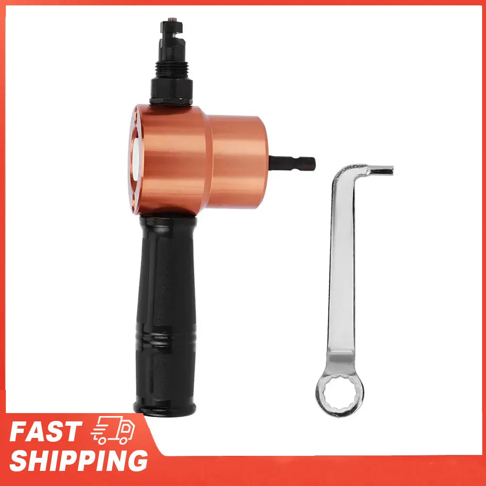 Double Headed Cutter Sheet Metal Nibbler Drill Cutting Tool Power
