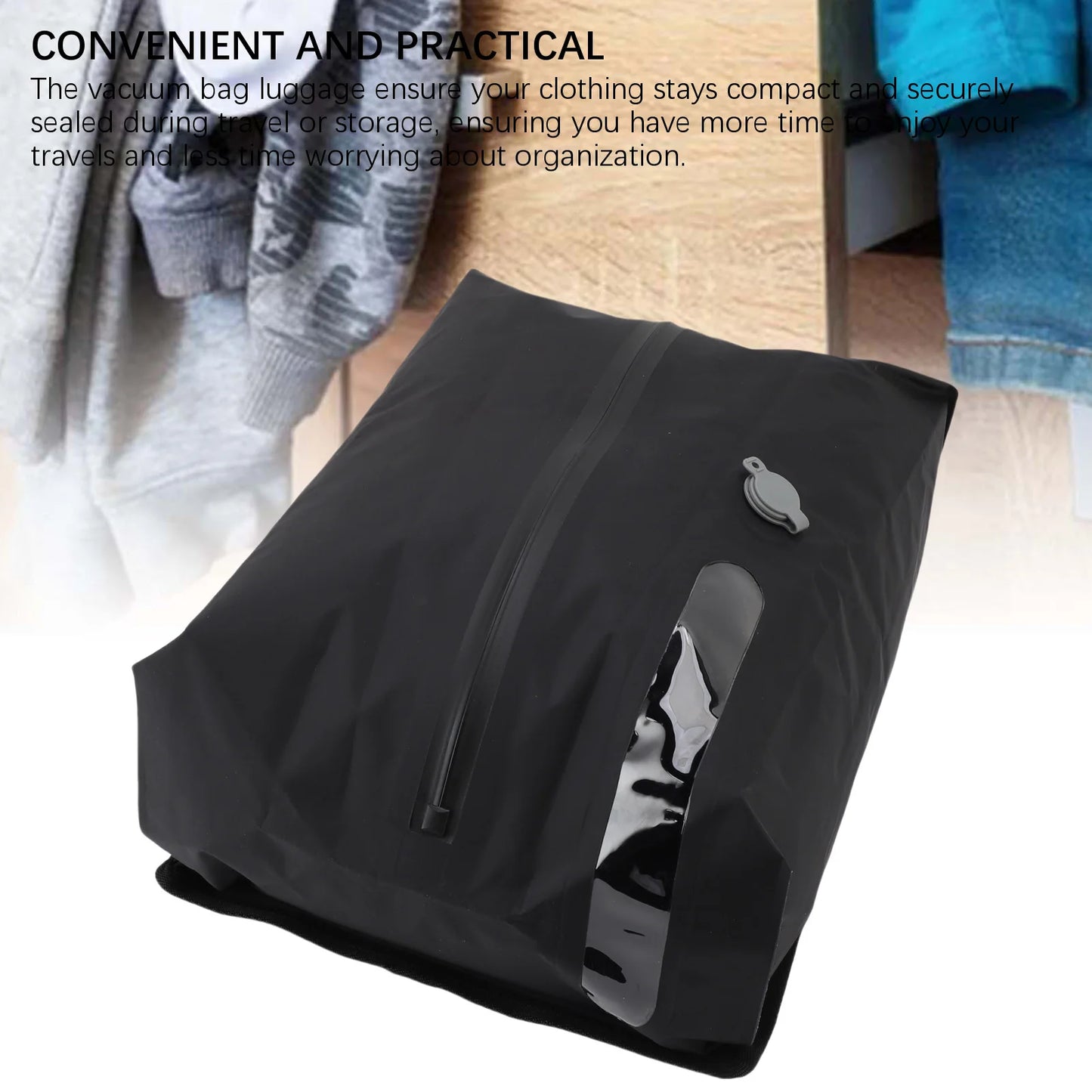 70d TPU Reusable Vacuum Compression Bag Bags Travel Space Saving