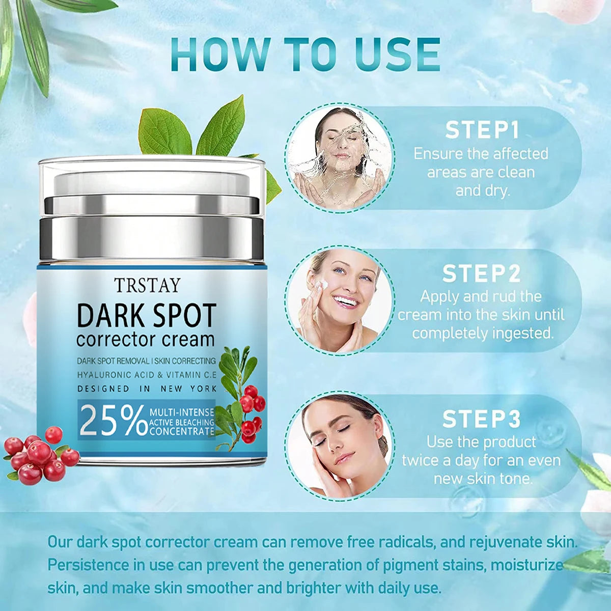 CITYGOO Dark Spot Remover for Face, Peaceful Pleasures Health and Wellness