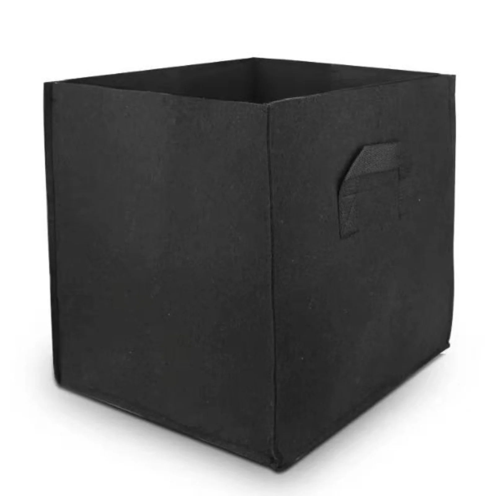 3PC Breathable Plant Bags Gardening Square with Handles Grow Bags for Outdoor and Home Garden 30x30x30cm Plant Containers Peaceful Pleasures Health and Wellness