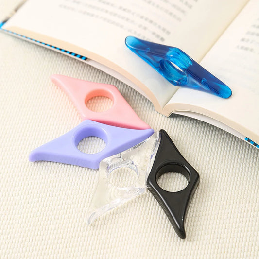 Thumbbook Support Acrylic Press Bookmark Book Reading Aid Peaceful Pleasures Health and Wellness