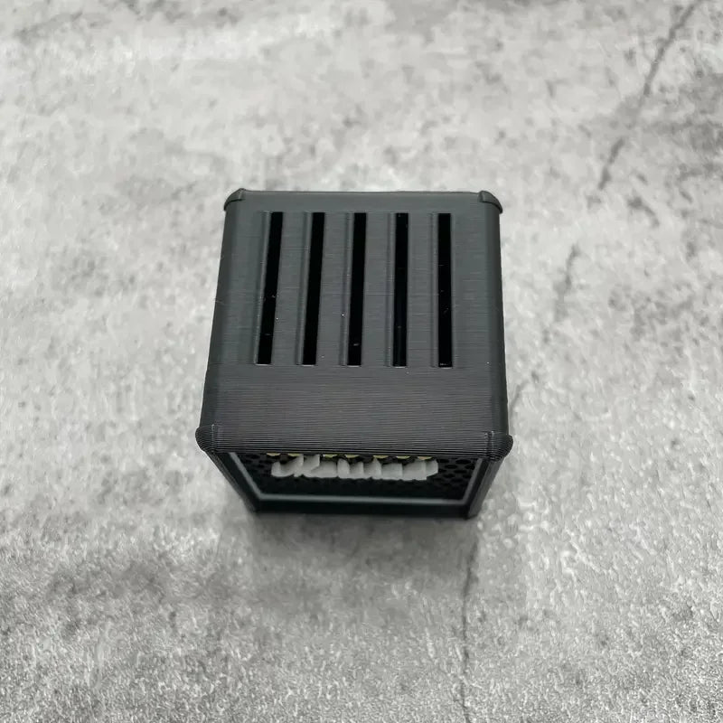 3D Printed Music Guitar Bass pick Storage Box Modern Art Simulated speakers Modeling Space-saving Desktop Ornament Friend Gifts Peaceful Pleasures Health and Wellness