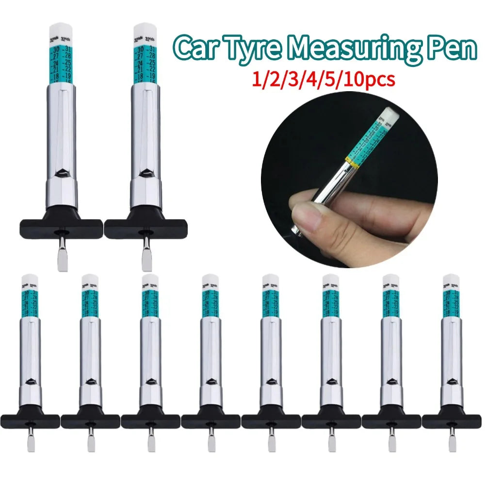 Universal Tire Tread Depth Gauge Tool for Safe Driving Peaceful Pleasures Health and Wellness