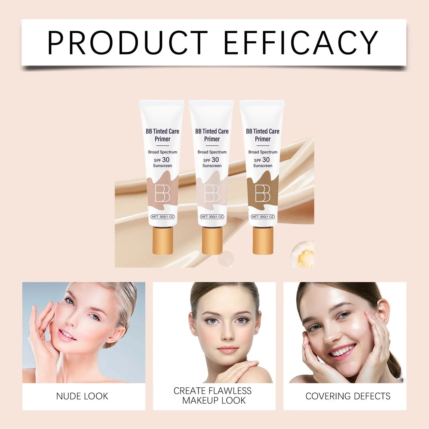 Sunscreen BB Cream – Oil Control, Coverage & Skin Barrier