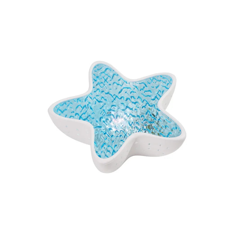 Starfish Projection Lamp | Ocean Wave Night Light Gift Projection Night Light Peaceful Pleasures Health and Wellness