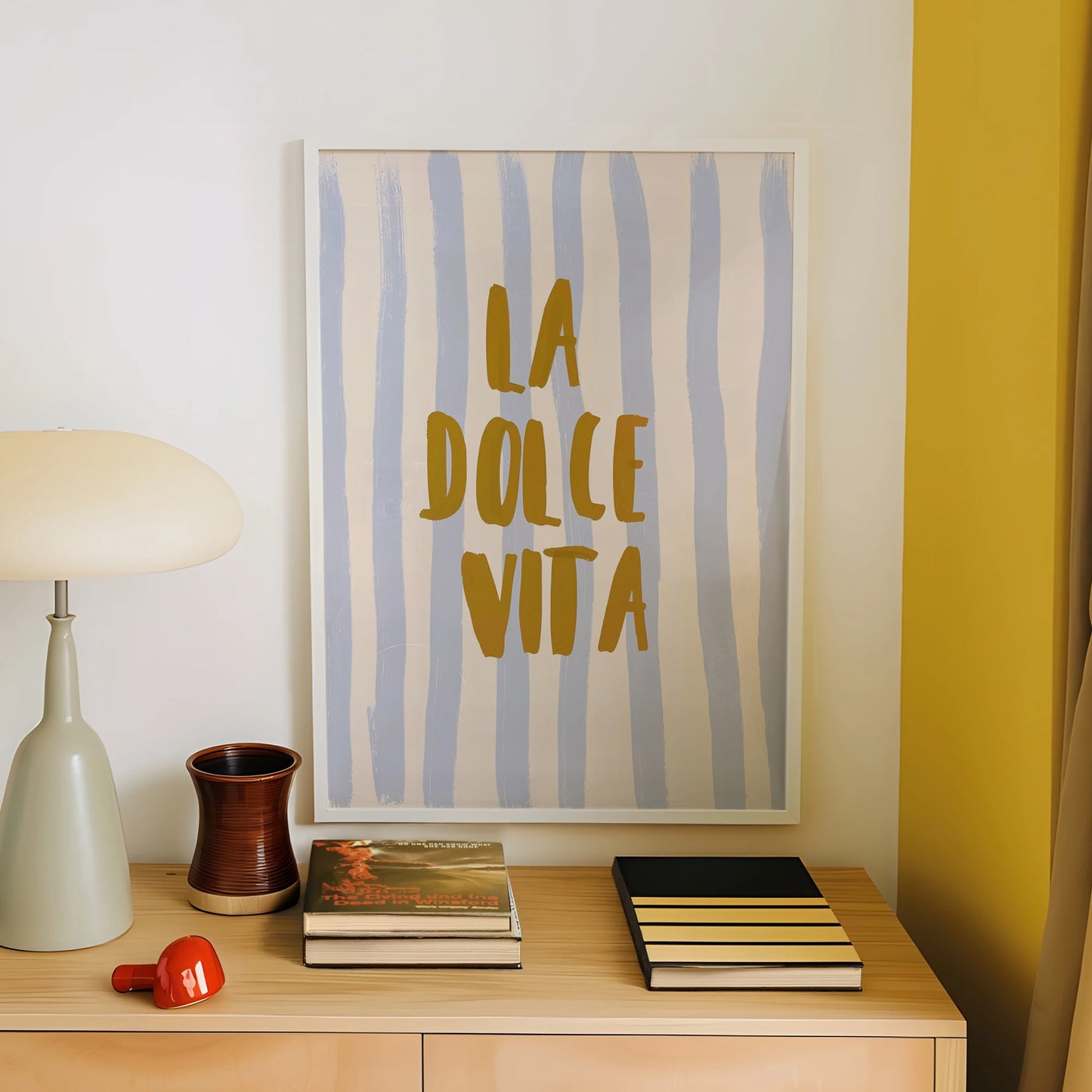 La Dolce Vita Minimalist Canvas Wall Art Print | Home Decor