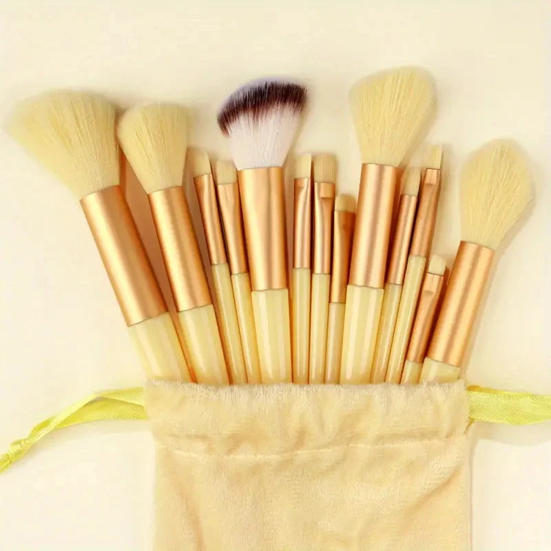 RUNTOIN 13-Piece Professional Makeup Brush Set – Travel Kit