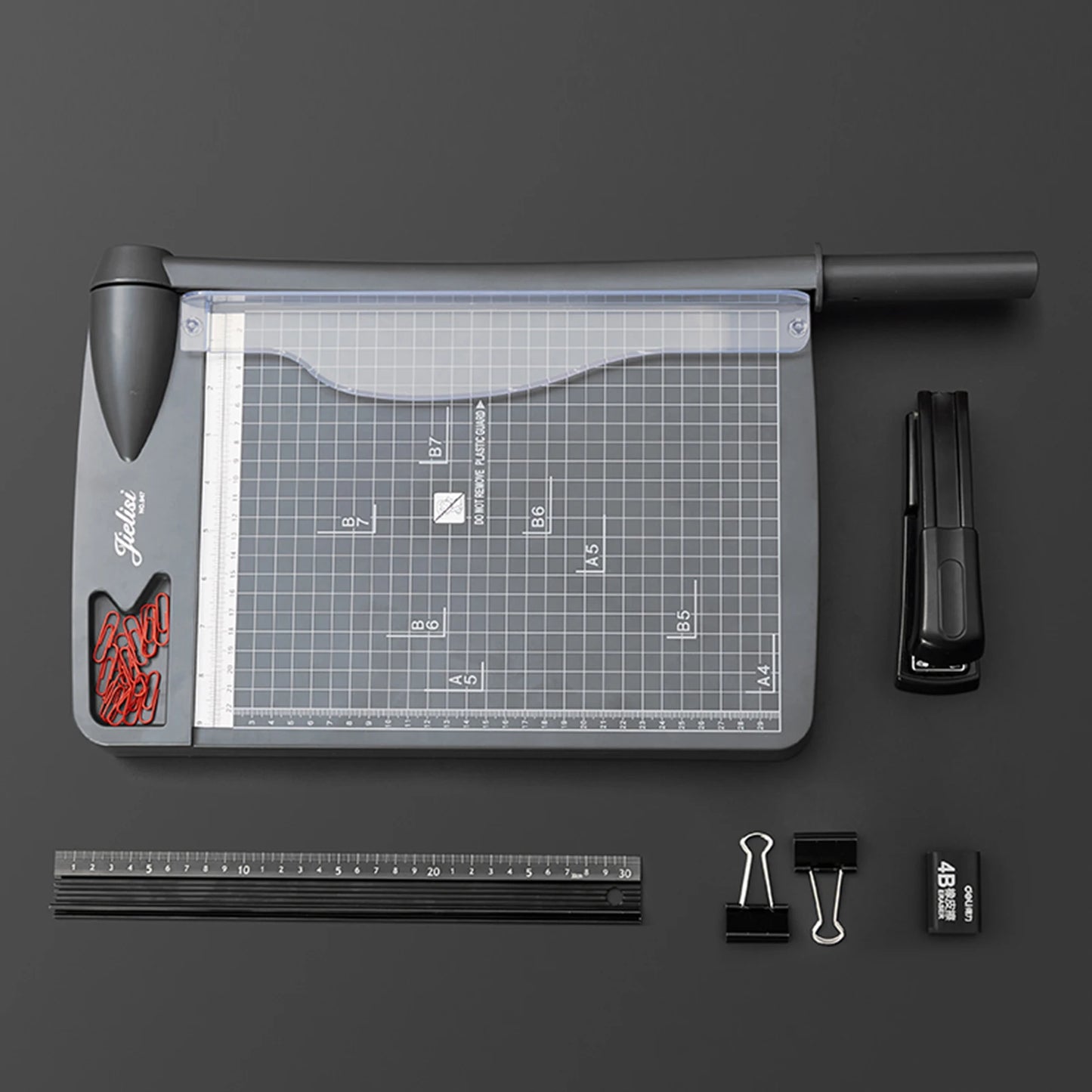 JIELISI A4 Guillotine Paper Trimmer | Desktop Cutter 16 Sheets
