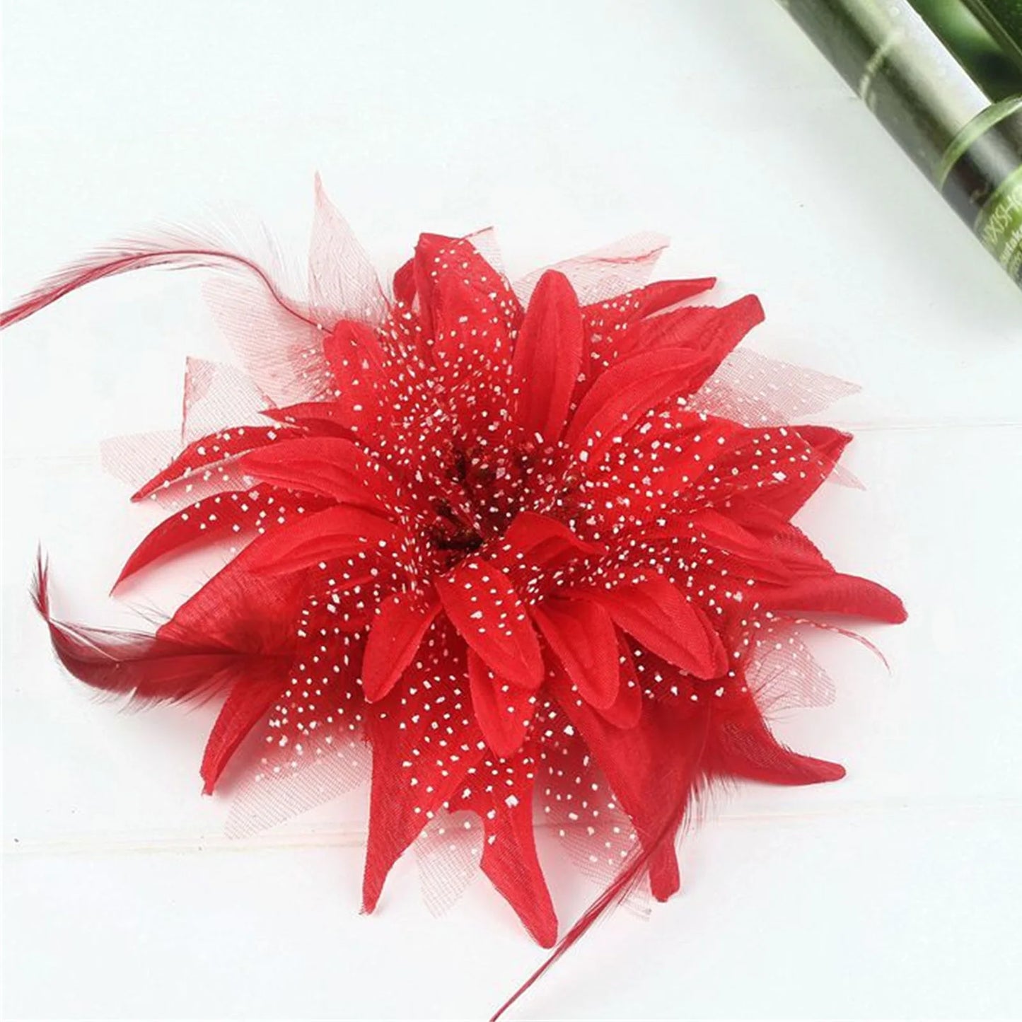 Party Performance Woman Flower Hair Clips Non Slip Branch Flower Hair Clip Barrettes for Thick Curly Hair Styling Decorative Peaceful Pleasures Health and Wellness
