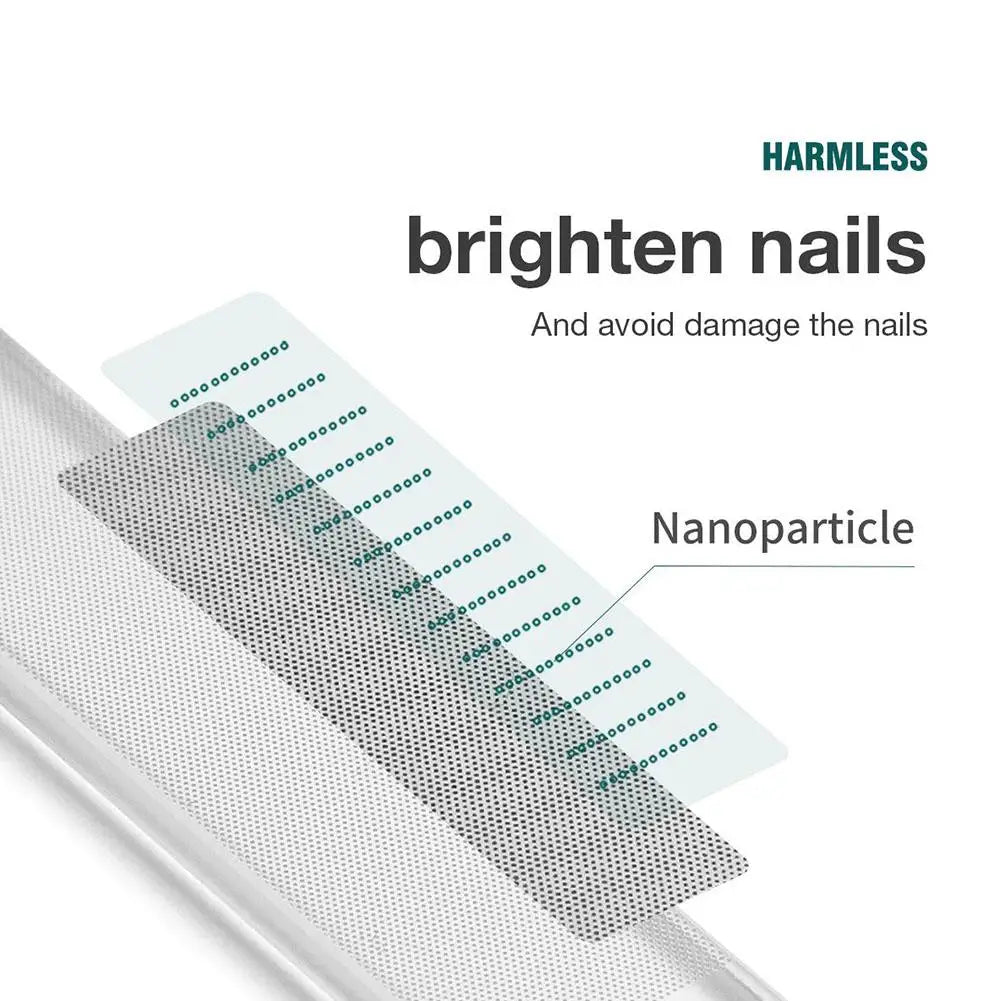1/3/5PCS Washable Nano Glass Nail Files Professional Polishing Manicure Art Tool with Storage Box Peaceful Pleasures Health and Wellness