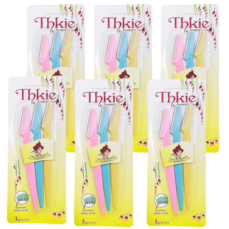 Women's Eyebrow Razor & Face Hair Trimmer Set with Covers