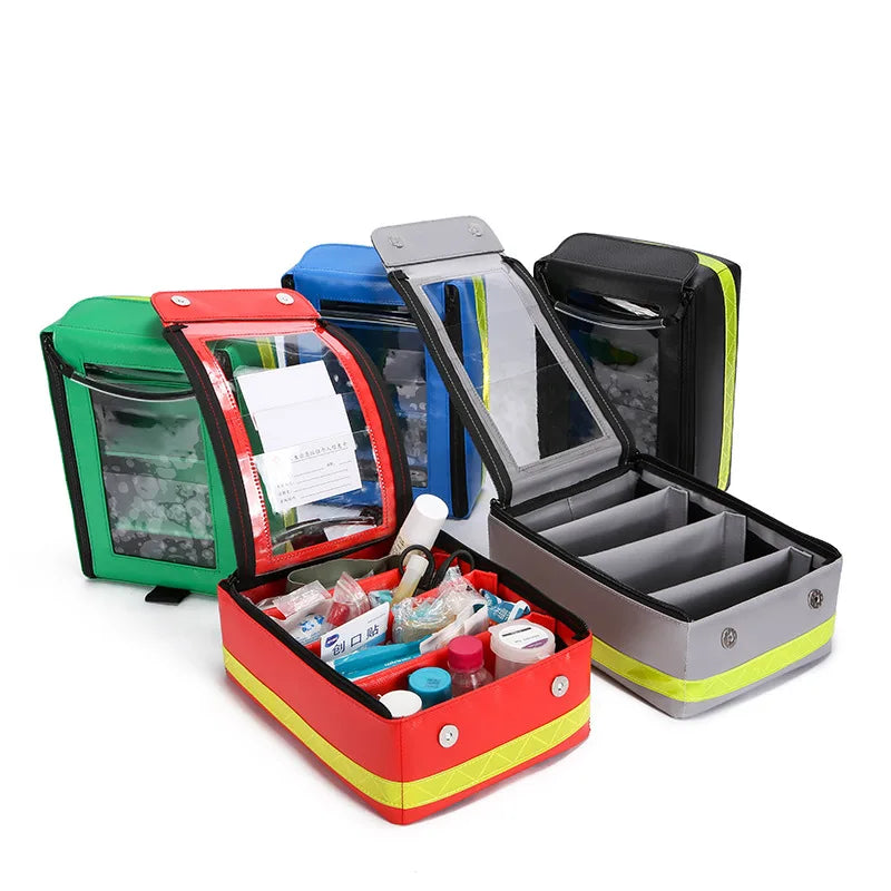 Rescue Waterproof First Aid Kit, Lightweight Fireproof Bag, Emergency Sorted Survival Supplies for Outdoor Floating Swimming Peaceful Pleasures Health and Wellness