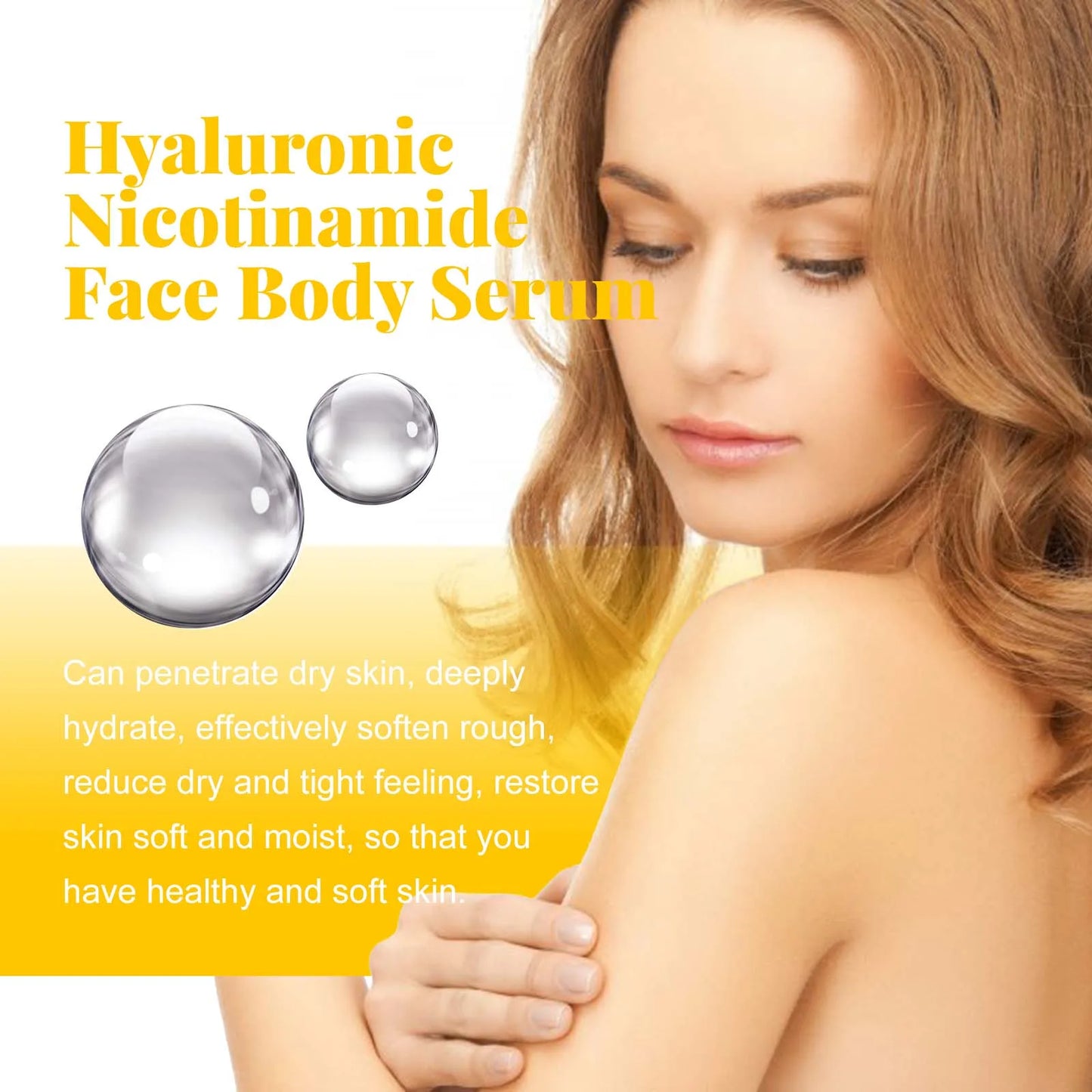 Hyaluronic Acid & Niacinamide Serum – Brightening & Firming