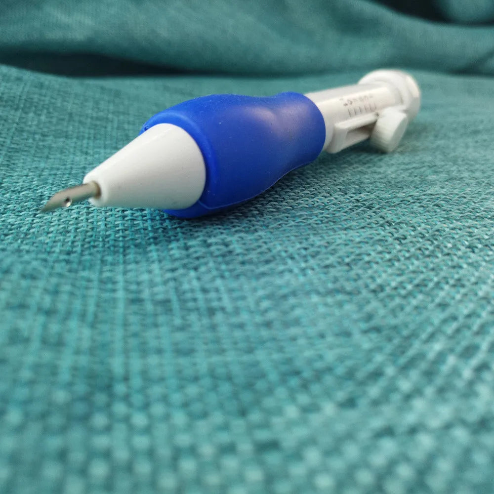 Magic Embroidery Pen Embroidery Needle Weaving Tool Fancy Silica Gel 1Embroidery Pen+4Needles For Embroidery Free Shipping Items Peaceful Pleasures Health and Wellness