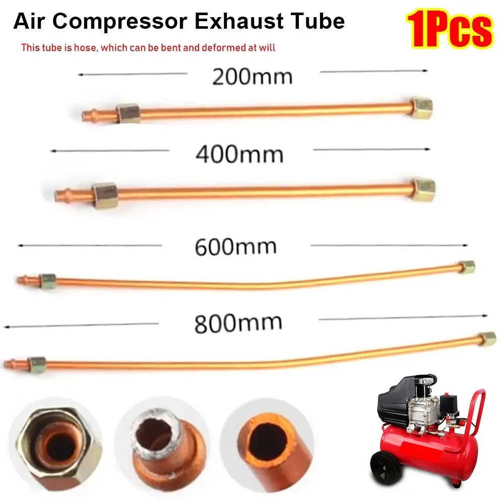 Aluminum Copper-Plated Air Compressor Exhaust Tube 200–800mm
