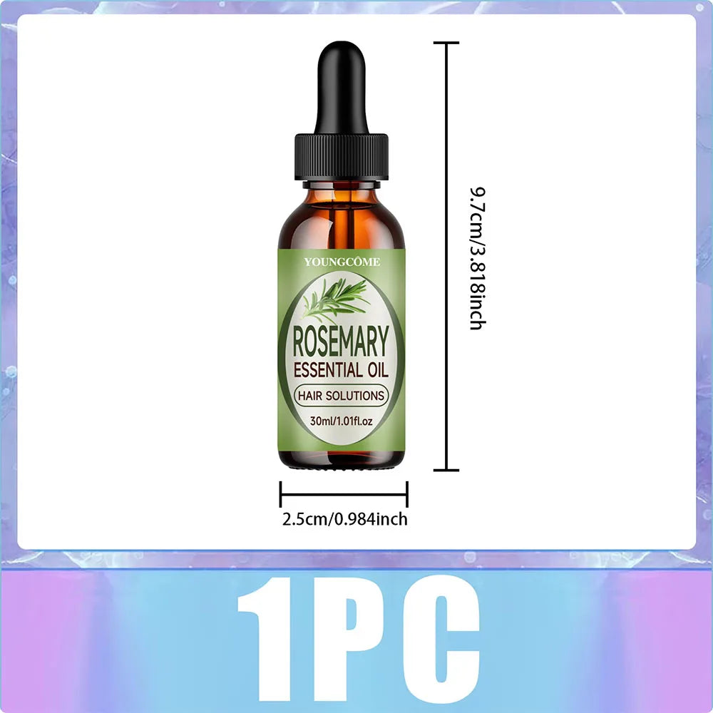 Rosemary Essential Oil Hair Mask & Nourishing Serum – YOUNGCOME