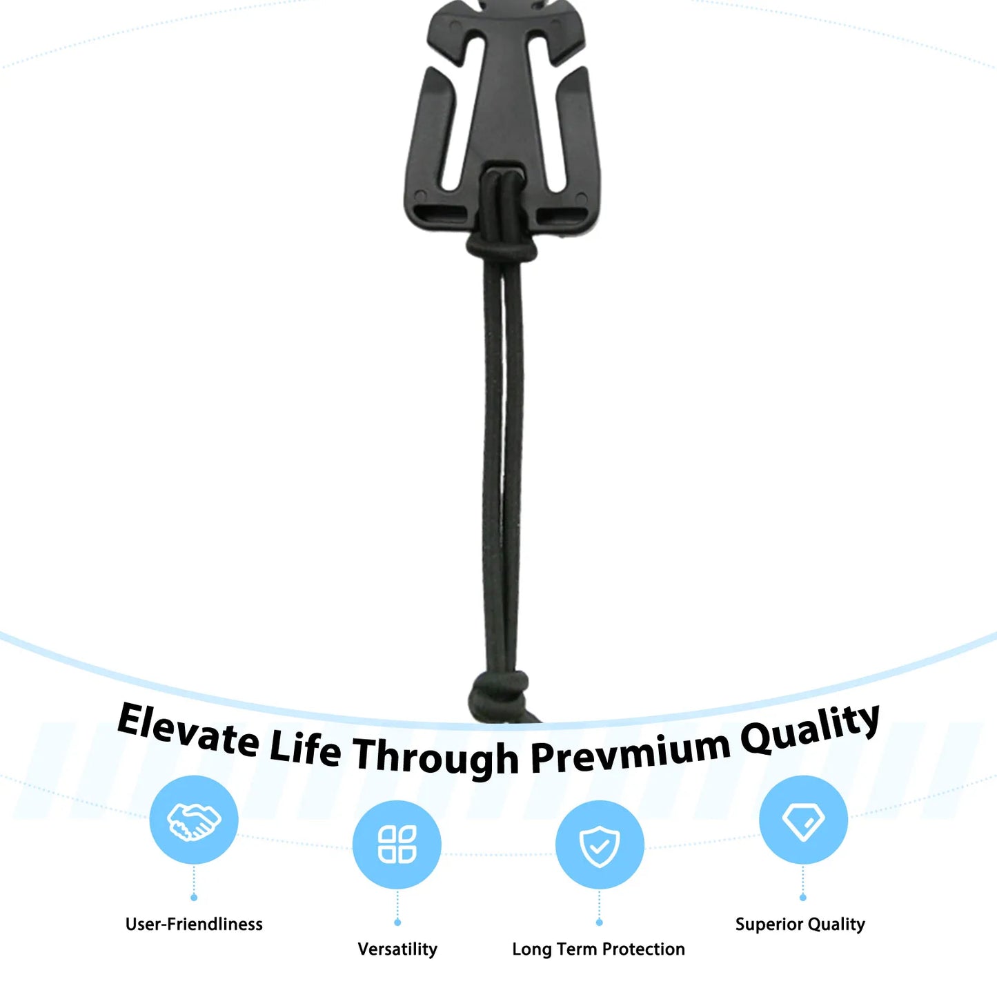 Adjustable Elastic Cord Lock Straps Multi-Purpose Adjustable Straps with Cord Lock for Sports Gear and Luggage Peaceful Pleasures Health and Wellness