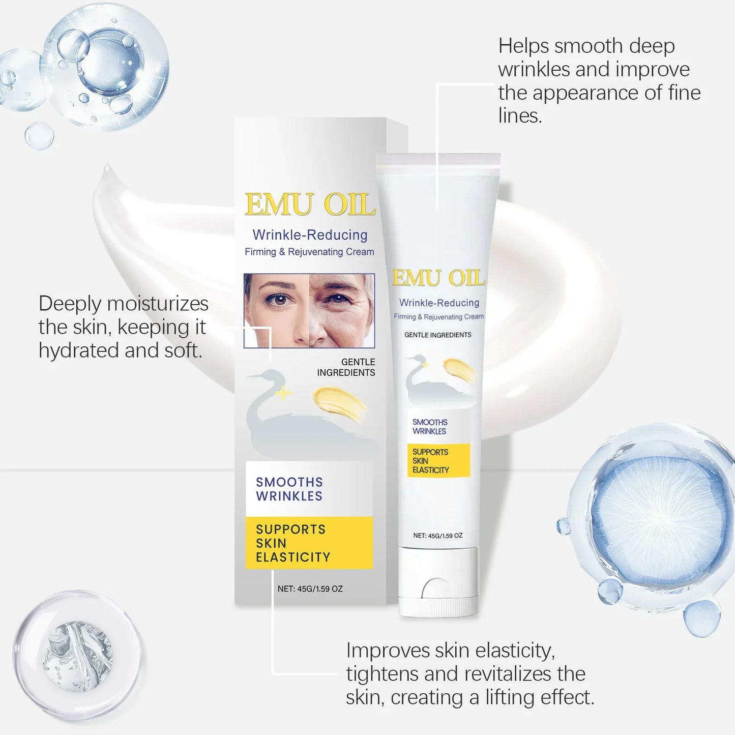 Deep Moisturizing Daily Face Cream – Nourishing & Soft | 45g