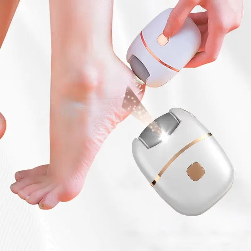 Rechargeable Electric Foot File Grinder – 2 Grinding Heads