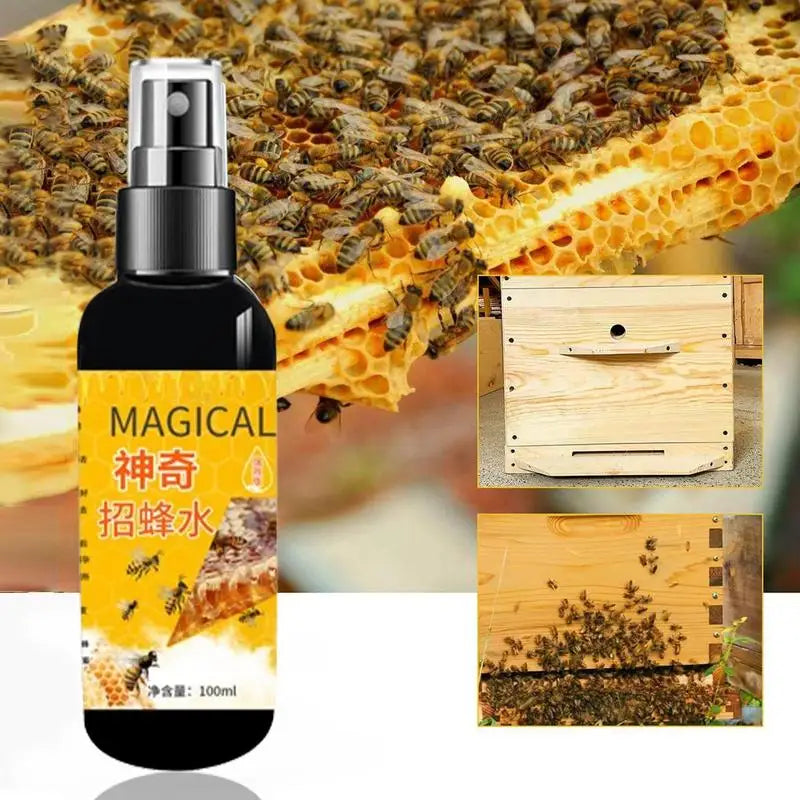 100ml Bee Attractant Spray Multipurpose Carpenter Attractant Lure Effective User-Friendly Bee Lure Portable Bee Bait For Bee Peaceful Pleasures Health and Wellness