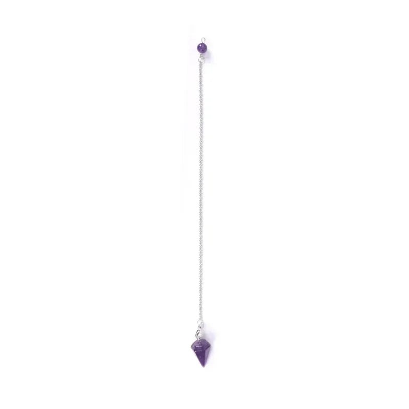 Wood Pendulum Crystal Display Stand | Moon Phase Wiccan Holder
