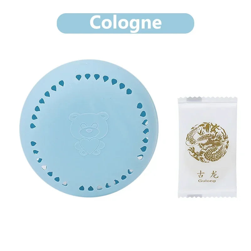 Solid Round Air Freshener Deodorizer 3pc – Home, Car & Wardrobe