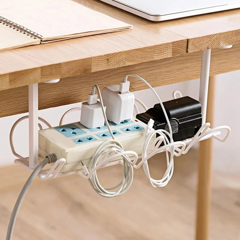 Under Desk Cable Management Tray – Cord & Wire Organizer